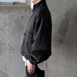 ANEI (アーネイ) AN0262_S1202_HG [ HYBRID TECH GARBADINE / G-8 ABY JKT ] ハイブリッドギャバジン ライトボクシージャケット (BLACK)