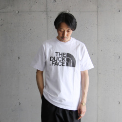 ATELIER AMELOT (アトリエ・アメロ) [THE DUCK FACE] クルーネックプリントTシャツ (WHITE)