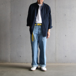  CALIFORNIASTORY (カリフォルニアストーリ―)　[ TREASURE ISLAND - ASID WASH / 12oz Denim ] デニムベイカーパンツ (ASID WASH)