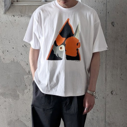 COTTON PAN (コットンパン) MOVIE / [朝食を]
[DOGS][時計][戦場] / クルーネックプリントTシャツ (WHITE)