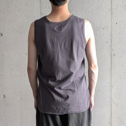 CURLY / CURLY& Co. (カーリー) 261-000422 [ BASIC COTTON TANK TOP ] ベーシック タンクトップ (WHITE) (CHARCOAL) (MINT)