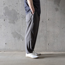 CURLY / CURLY& Co. (カーリー) 261-760225 [ BIRD'S EYE JERSEY EZ PANTS ] バーズアイジャージ イージーパンツ (GRAY)