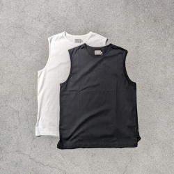 CURLY / CURLY& Co. (カーリー) 262-000623 [ ICE PACK SLEEVELESS TEE ] アイスパック スリーブレス Tシャツ  (WHITE)  (BLACK)