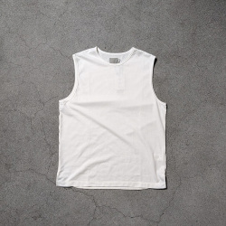 CURLY / CURLY& Co. (カーリー) 262-000623 [ ICE PACK SLEEVELESS TEE ] アイスパック スリーブレス Tシャツ  (WHITE)  (BLACK)