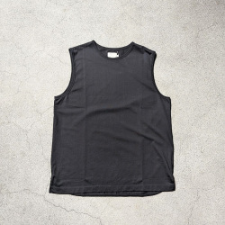 CURLY / CURLY& Co. (カーリー) 262-000623 [ ICE PACK SLEEVELESS TEE ] アイスパック スリーブレス Tシャツ  (WHITE)  (BLACK)