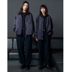 CURLY / CURLY& Co. (カーリー) 253-761024 [ MOLLE YARN TWILL KNIT WIDE PANTS ] クォーターゲージニット ワイドパンツ  (IVORY)(BORDEAUX)(NAVY)