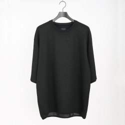CURLY / CURLY& Co. (カーリー) 251-K1101 [ PRIME WOOL WAFFLE TEE ] ウールワッフル Tシャツ (OLIVE GRAY)　(BLACK)