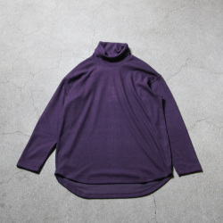 CURLY / CURLY& Co. (カーリー) 253-131113 [ PREMIEREWARM L/S TEE (turtle-neck) ] プレミアウォームジャージー ロングスリーブ Tシャツ (タートルネック) (SAND) (DARK PURPLE) (BLACK)
