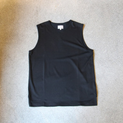 CURLY / CURLY& Co. (カーリー) 252-000423 [ MOIST BRIGHT SLEEVELESS TEE ] モイストブライト スリーブレス Tシャツ  (WHITE)  (BLACK)