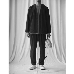 CURLY / CURLY& Co. (カーリー) 252-000424 [ RELAXED COTTON SLEEVELESS TEE ] リラックスド コットン スリーブレス Tシャツ  (LAVENDER)