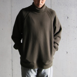 CURLY / CURLY& Co. (カーリー) 233-33104 [ RAFFY TURTLE-NECK P/O ] ラフィ起毛裏毛 タートルネックプルオーバー (2COLOR)