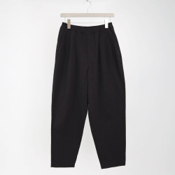 CURLY / CURLY& Co. (カーリー) 251-760414 [ SEERSUCKER 3 TUCK PANTS ] シアサッカージャージー シアサッカー3タックパンツ (KHAKI) (BLACK)