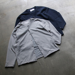CURLY / CURLY& Co. (カーリー) 241-230122 [ SNAP-BUTTON CARDIGAN -french terry- ] PBT(ポリブチレンテレフタレート)裏毛 スナップカーディガン (2COLOR)