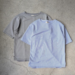 CURLY / CURLY& Co. (カーリー) 261-110414 [ STRIPE SURFKNIT BOAT-NECK TEE ] ストライプサーフニット ボートネックtシャツ (BLUE) (BLACK)