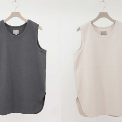 CURLY / CURLY& Co. (カーリー) 252-000422 [ WAFFLE TANK TOP ] IRM ワッフル タンクトップ (IVORY) (CHARCOAL)
