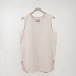 CURLY / CURLY& Co. (カーリー) 252-000422 [ WAFFLE TANK TOP ] IRM ワッフル タンクトップ (IVORY) (CHARCOAL)