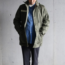 DEAD STOCK MILITARY (デッドストック ミリタリー) FRENCH ARMY 1960-70's M-64 FIELD JACKET WITH HOOD / フランス軍 M-64 フード付き フィールドジャケット (OLIVE DRAB)