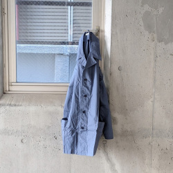 DEAD STOCK MILITARY (デッドストック ミリタリー) ITALIAN ARMY HOSPITAL WORK JACKET / イタリア軍 ホスピタル ワークジャケット / ミリタリーウエア　コーディネート / 40代ファッションベーシック / 50代ファッションベーシック