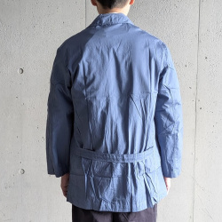 DEAD STOCK MILITARY (デッドストック ミリタリー) ITALIAN ARMY HOSPITAL WORK JACKET / イタリア軍 ホスピタル ワークジャケット / ミリタリーウエア　コーディネート / 40代ファッションベーシック / 50代ファッションベーシック