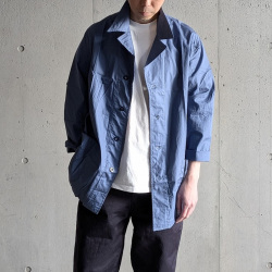 DEAD STOCK MILITARY (デッドストック ミリタリー) ITALIAN ARMY HOSPITAL WORK JACKET / イタリア軍 ホスピタル ワークジャケット / ミリタリーウエア　コーディネート / 40代ファッションベーシック / 50代ファッションベーシック