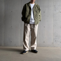 EEL PRODUCTS (イール プロダクツ) E-26101  [STORAGE JACKET/ストレージジャケット] 高密度コットン シャツジャケット (OLIVE)