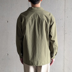 EEL PRODUCTS (イール プロダクツ) E-26101  [STORAGE JACKET/ストレージジャケット] 高密度コットン シャツジャケット (OLIVE)