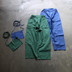 EEL PRODUCTS (イール プロダクツ) E-23208 [チーチーパ] サコッシュ付き イージーワークパンツ (BLUE)