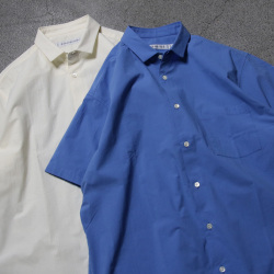 EEL PRODUCTS (イール/イールプロダクツ) >E-24404 [コンカラシャツ 1/2] オーバーサイズド S/S シャツ (2COLOR) 