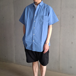 EEL PRODUCTS (イール/イールプロダクツ) >E-24404 [コンカラシャツ 1/2]   オーバーサイズド S/S シャツ (2COLOR) 