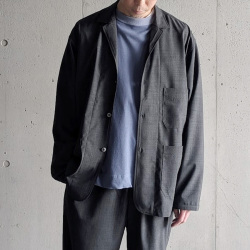 EEL PRODUCTS (イール プロダクツ) E-26403  [CAMEL MOON/キャメルムーン] サマーウール ジャケット (M.GRAY)