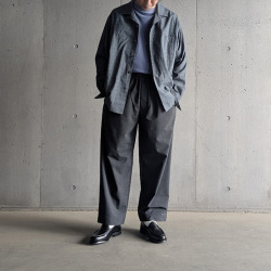 EEL PRODUCTS (イール/イールプロダクツ)E-26401 [SENKOU HANABI/線香花火] オープンカラーL/Sシャツ (BLUE CHECK)