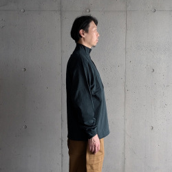 EEL PRODUCTS (イール プロダクツ) E-26564  [Mont Blanc Henley/モンブランヘンリー] ハイネックカットソー (GREEN) (CHARCOAL)