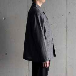 EEL PRODUCTS (イール プロダクツ) E-26409 [ MARCHING SHIRTS / マーチングシャツ]  オープンカラーシャツジャケット (F.GRAY)
