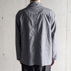 EEL PRODUCTS (イール プロダクツ) E-26409 [ MARCHING SHIRTS / マーチングシャツ]  オープンカラーシャツジャケット (F.GRAY)