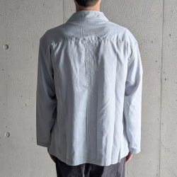 EEL PRODUCTS (イール プロダクツ) E-26409 [ MARCHING SHIRTS / マーチングシャツ]  オープンカラーシャツジャケット (SAX)
