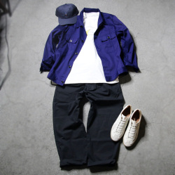 EEL PRODUCTS (イール プロダクツ) E-24527 [OFRANCE×Paul Cox] E-24526 [HOME×Paul Cox] E-24527 [LIFE×Paul Cox] クルーネックプリントTシャツ (WHITE)