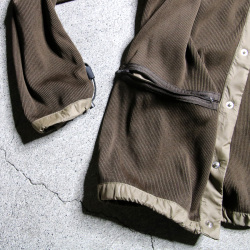 EEL PRODUCTS (イール プロダクツ) E-24502  [スライスカーデ /SLICE CARDIGAN] ポリエステルリブ カーディガン(2COLOR)