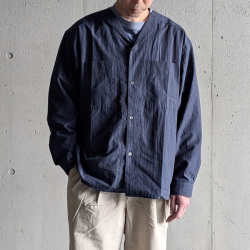 EEL PRODUCTS (イール/イールプロダクツ) E-26408 [SAILOR SHIRTS/セーラーシャツ] セーラーシャツ/カーディガンシャツ (NAVY)(CHARCOAL)