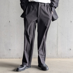 FANTASTICDAYS （ファンタスティックデイズ）UNCREASE-M-261-01 [ UNCREASE-M ] ポリエステルアセテート イージースラックス  (BLACK) 