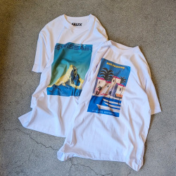 FAUX (フォー) / ATELIER AMELOT (アトリエ・アメロ) [FAUX AIR FRANCE FRENCH RIVIERA]  [SWISS AIR] クルーネックプリントTシャツ (WHITE)