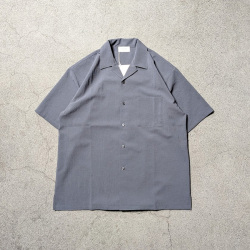 FLISTFIA(フリストフィア) OS03016 [ Open Collar Short Sleeve Shirts ] オープンカラーS/S シャツ (ModernNavy) (GreyishBlue)