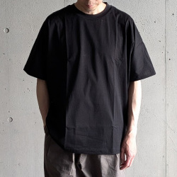 GICIPI ( ジチピ ) 2606P / MERLUZZO(メルルッーツ)/ クルーネック リラックスフィット ドルマンスリーブTシャツ (Bianco/WHITE) (Nero/BLACK)(Pergamena/GREIGE)