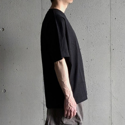 GICIPI ( ジチピ ) 2606P / MERLUZZO(メルルッーツ)/ クルーネック リラックスフィット ドルマンスリーブTシャツ (Bianco/WHITE) (Nero/BLACK)(Pergamena/GREIGE)