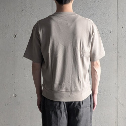 GICIPI ( ジチピ ) 2603P / TONNO（トーンノ）/ クルーネック リラックスフィット Tシャツ (Bianco/WHITE) (Nero/BLACK)(Pergamena/GREIGE)