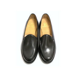 HARROGATE(ハロゲイト)  [ BARBICAN ]  ベネチアンローファー / バンプローファー (BLACK)