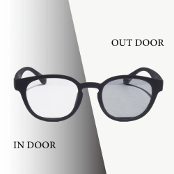  jugaad14 (ジュガードフォーティーン) [OCEAN CLEAR] フレーム CLEAR / DEEP BLACK / レンズ(調光レンズ) / サングラス / Photochromatic Lens SUNGLASS / 鯖江メイド / 超軽量 23g/ エシカル素材のみ使用 / サングラス 
