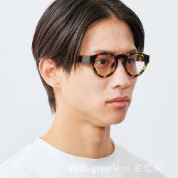  jugaad14 (ジュガードフォーティーン) [ HARBOR CLEAR ] フレーム CLEAR / GRAY / tortoise BLACK/レンズ(偏光調光レンズ/GRAY) / サングラス / Polarized Photochromatic Lens SUNGLASS / 鯖江メイド / 超軽量 23g/ エシカル素材のみ使用 / サングラス  