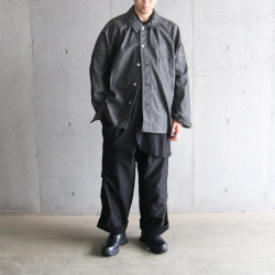 TUKI (ツキ) 0153 [MILITARY BAGGS (REVERSE)] ミリタリーバグス /バックサテン (BLACK)