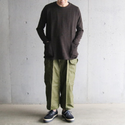トップス KLASICA AttachedLooseLinenPulloverKnit KLASICA (クラシカ) [DOZE] HOUND TOOTH JACQUARD JERSEY SIDE