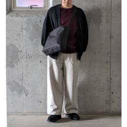 KLASICA (クラシカ) [HAZE] LOOSE FIT HAND DYED TEE / KYOTO SOME IPPEI HAND CRAFT DYE / クルーネック　ハンドクラフトダイ S/S Tシャツ (DARK RED) (FADE GREIGE)